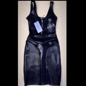 MUGLER
Embossed Mini Tank Dress
